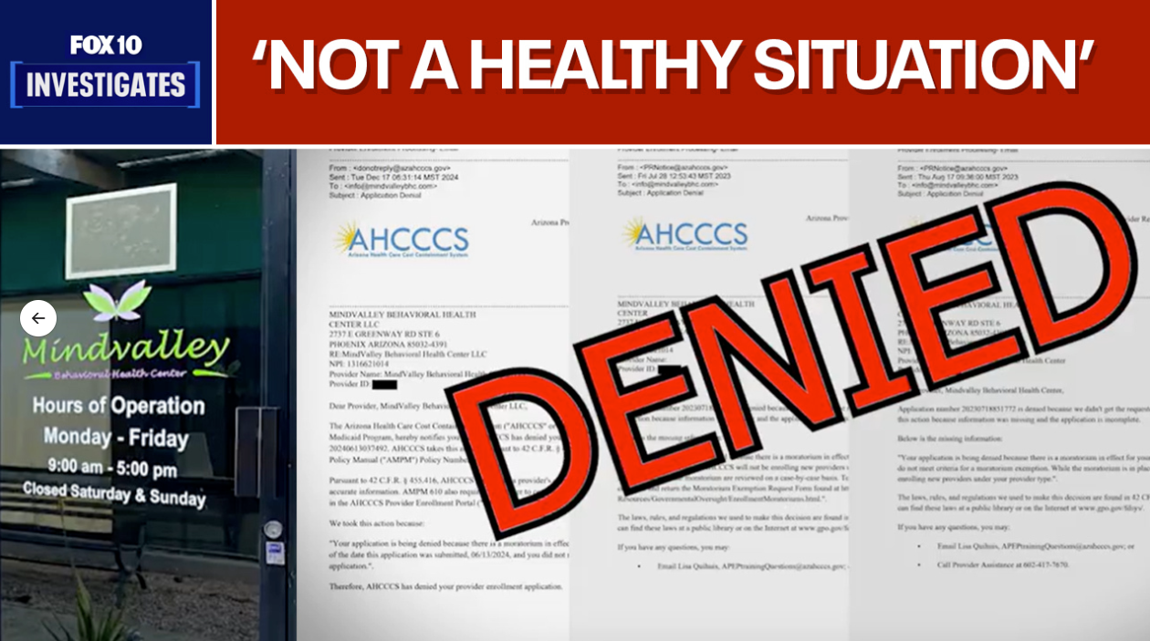 Mindvalley: Evictions, unlicensed sober living homes & AHCCCS denials