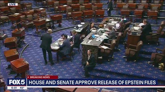 Both House and Senate approve release of Epstein files