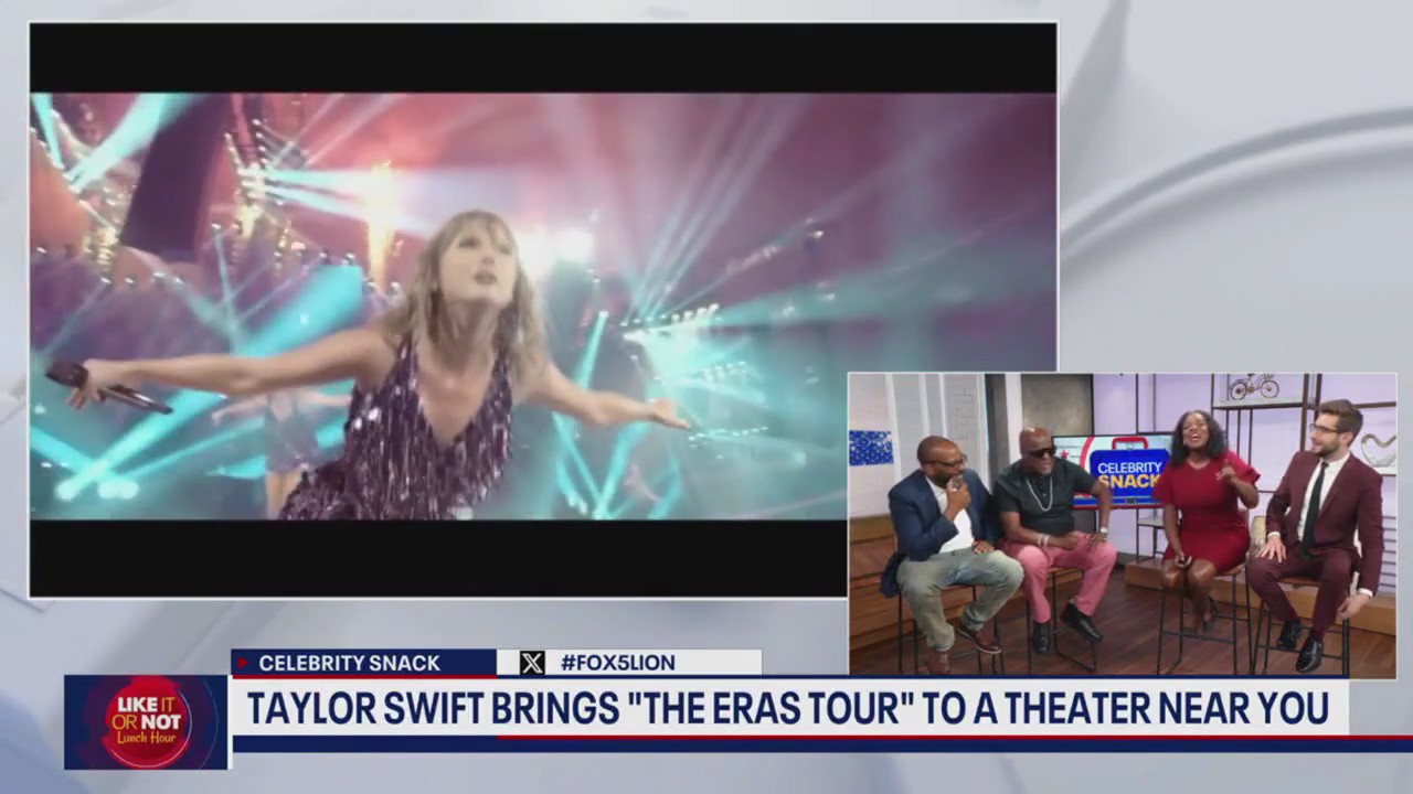 Taylor Swift brings "The Eras Tour" coming to a theater near you
