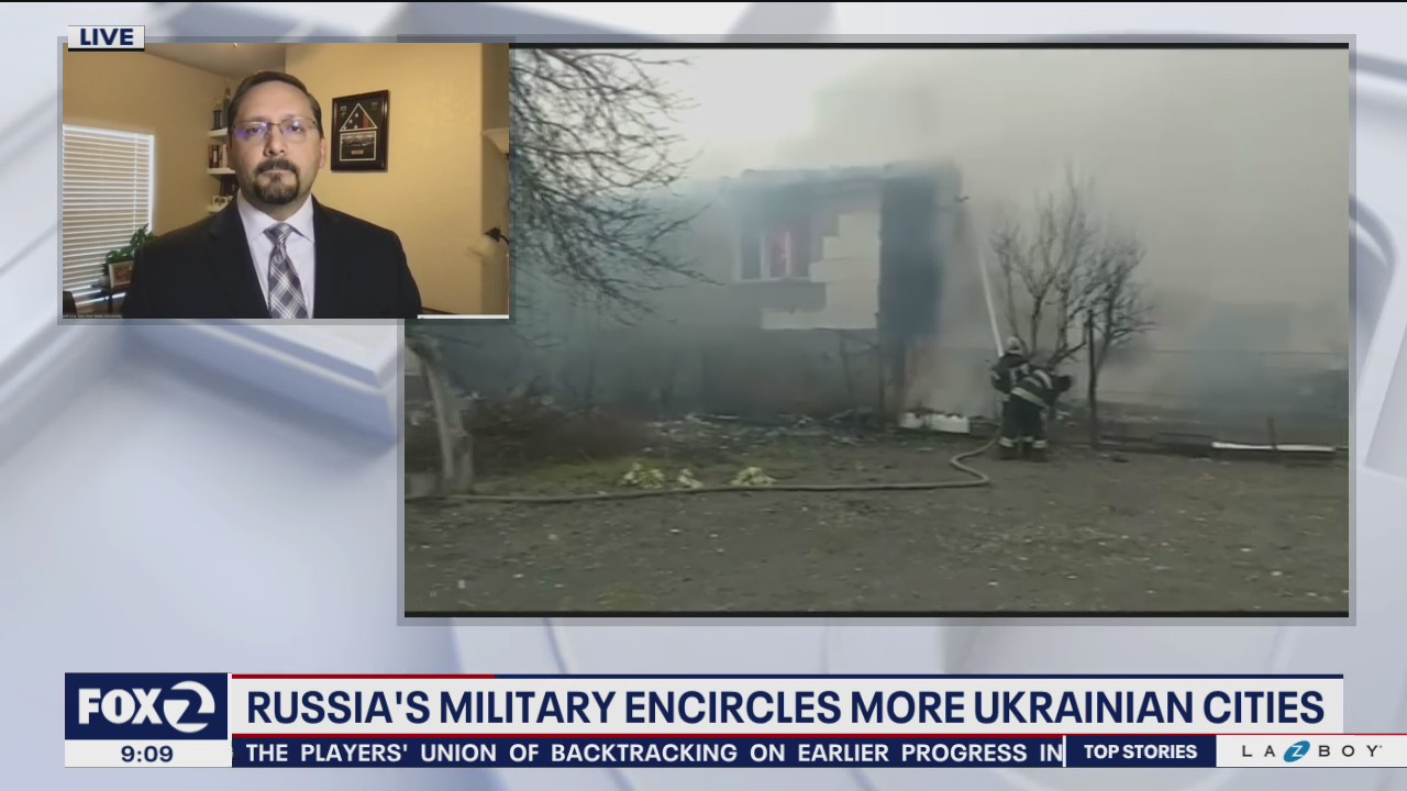 Russia's military encircles more Ukrainian cities