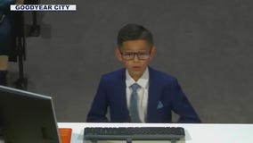 8 year old speaks out on Goodyear street racing