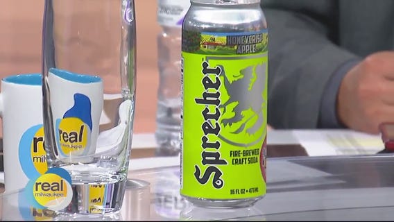 Sampling Sprecher Honeycrisp Apple Blend Soda