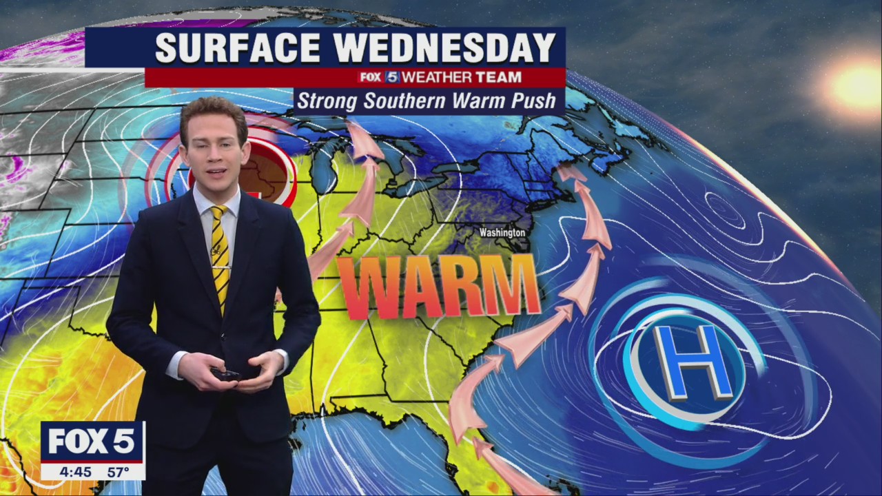 FOX 5 Weather forecast for Wednesday, April 13
