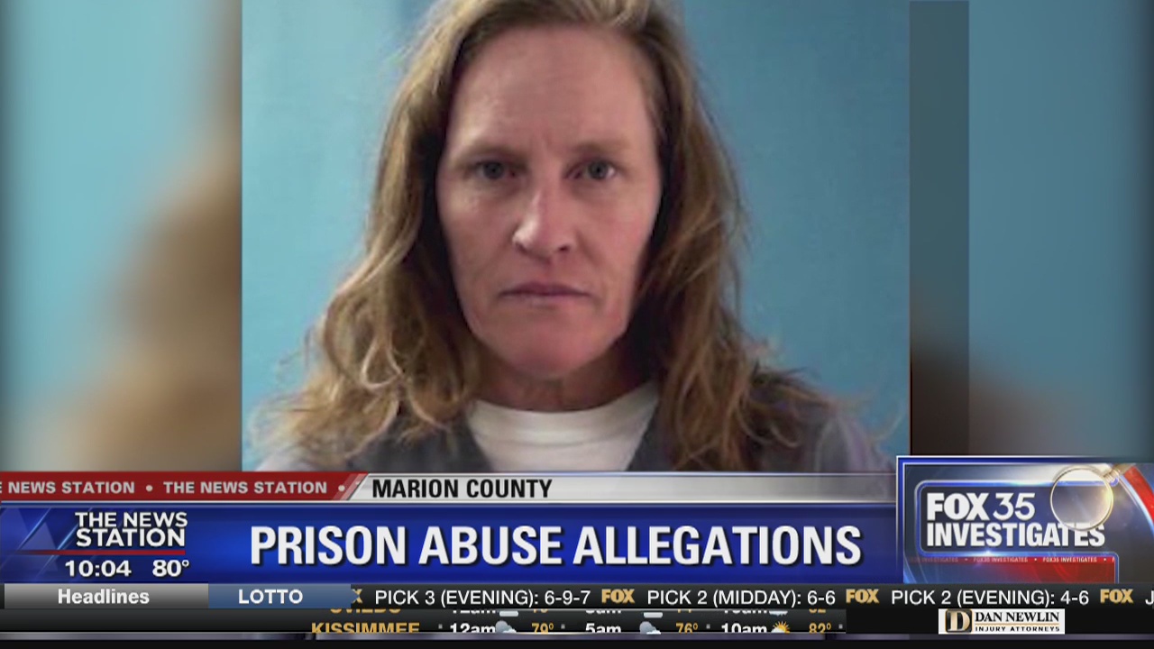 Prison inmate claims guards broke her neck