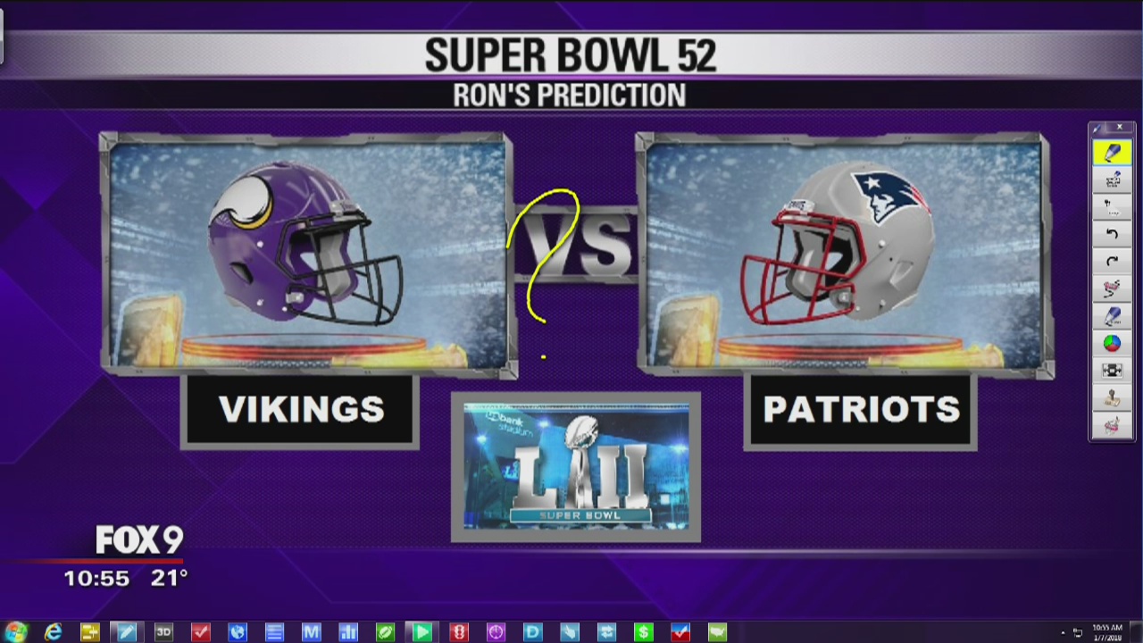 Ron's prediction for Super Bowl 52