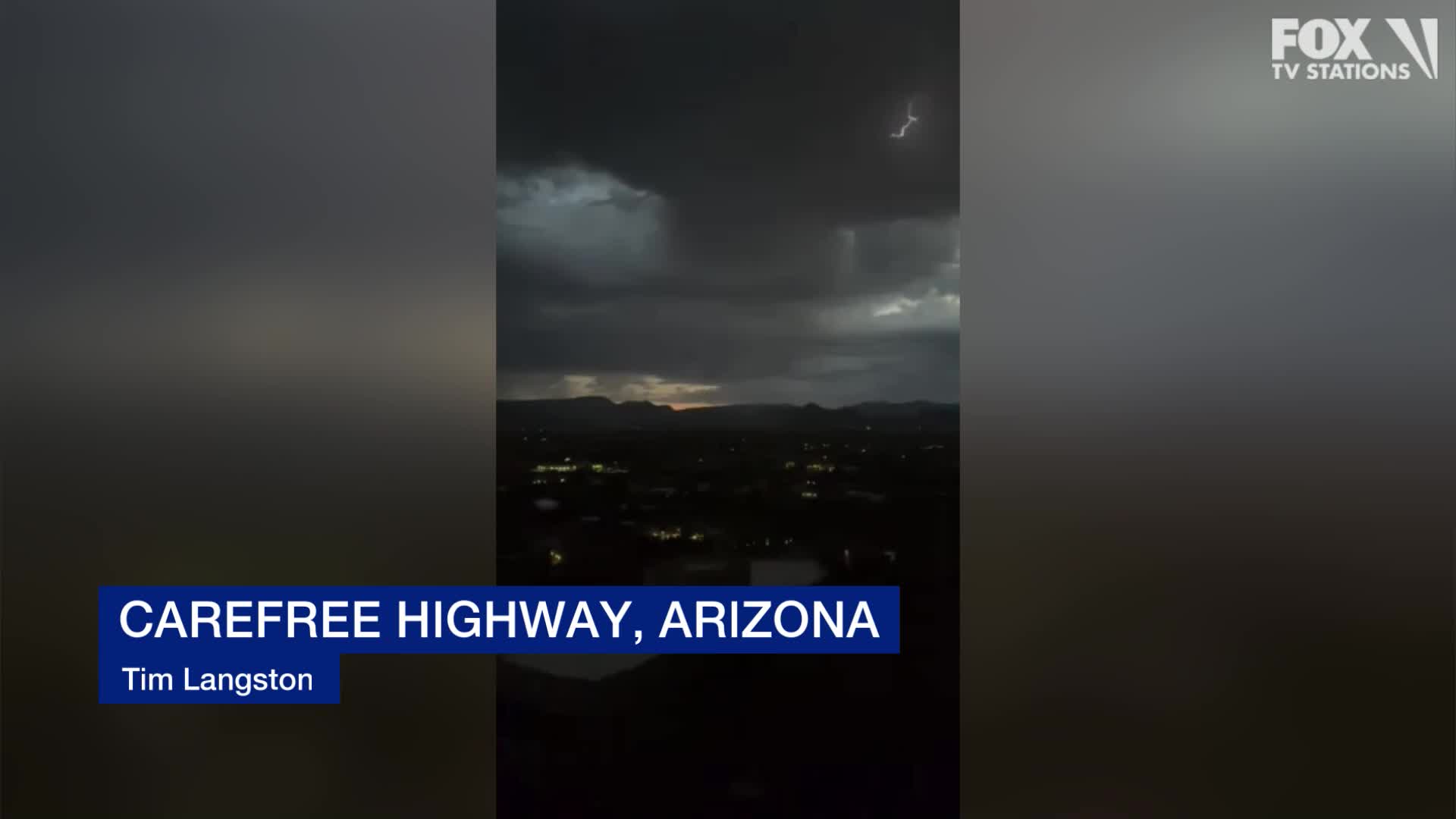 Storm passing through north Phoenix | Oct. 9