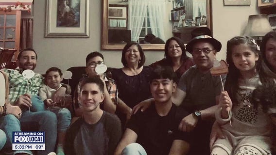 Family's first Thanksgiving since losing home