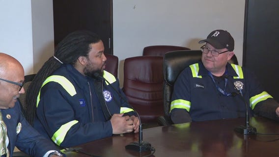 DWSD workers honored for saving family from Detroit house fire