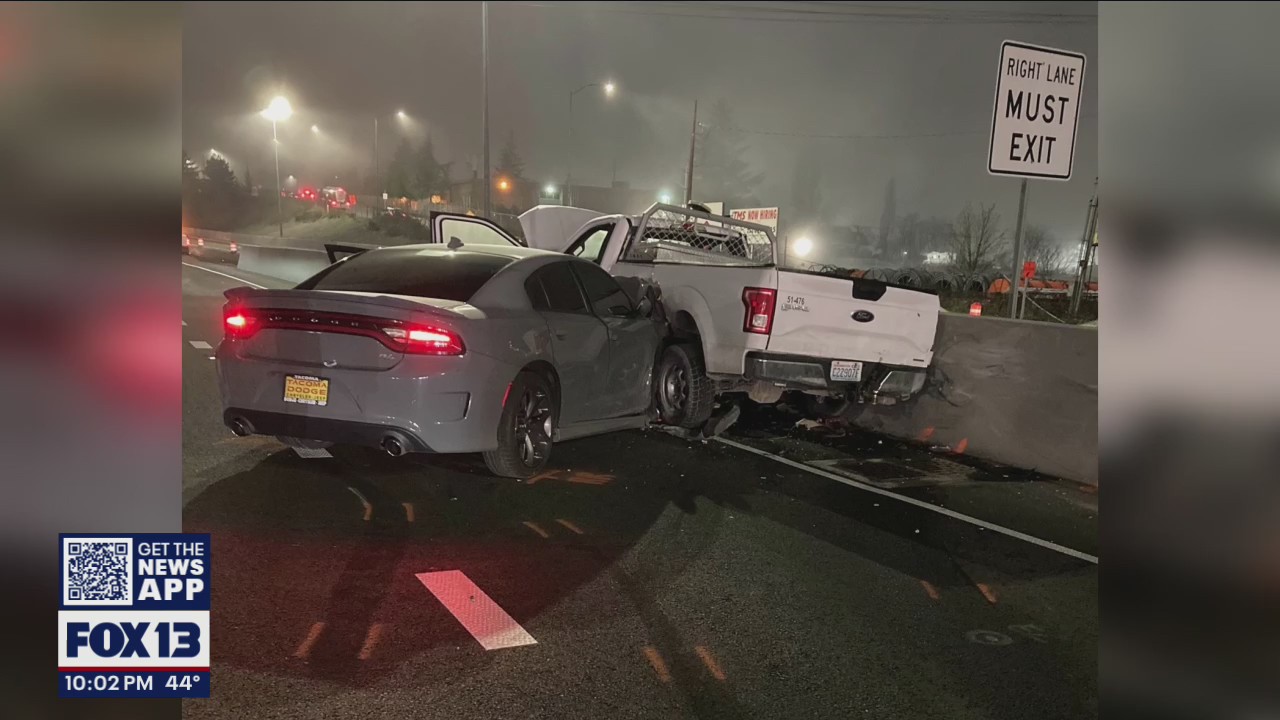 Tacoma contractors severely injured in crash in I-5 construction zone