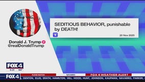 Trump accuses lawmakers of sedition punishable by death