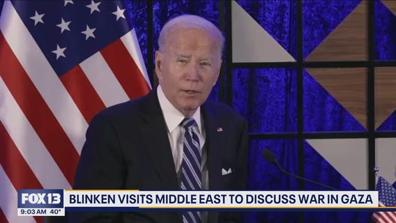 Blinken visits Middle East to discuss war in Gaza