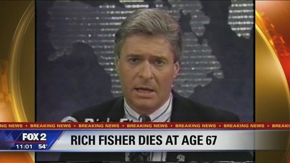Rich Fisher, former longtime Detroit TV anchor and reporter, has died
