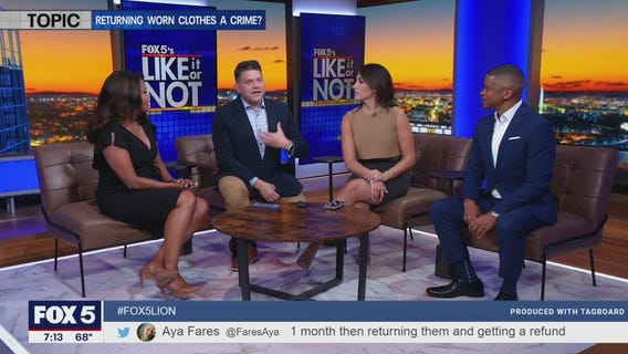 LIKE IT OR NOT: Should returning worn clothes be a crime?