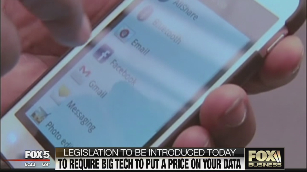Legislation would require big tech to put price on your data
