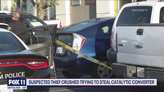 Man crushed to death by car while apparently trying to steal catalytic converter