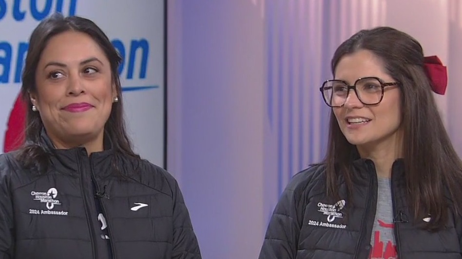 Sisters inspire each other to run marathon