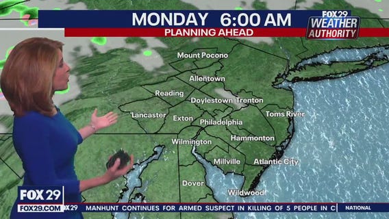 Weather Authority: 10 p.m. Sunday forecast