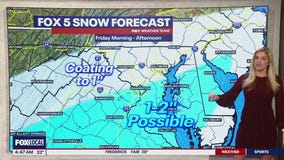 DC weather: Snow likely Friday as winter weather moves in