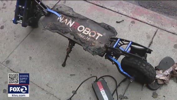 E-scooter explodes in San Francisco apartment, 2 men jump out window