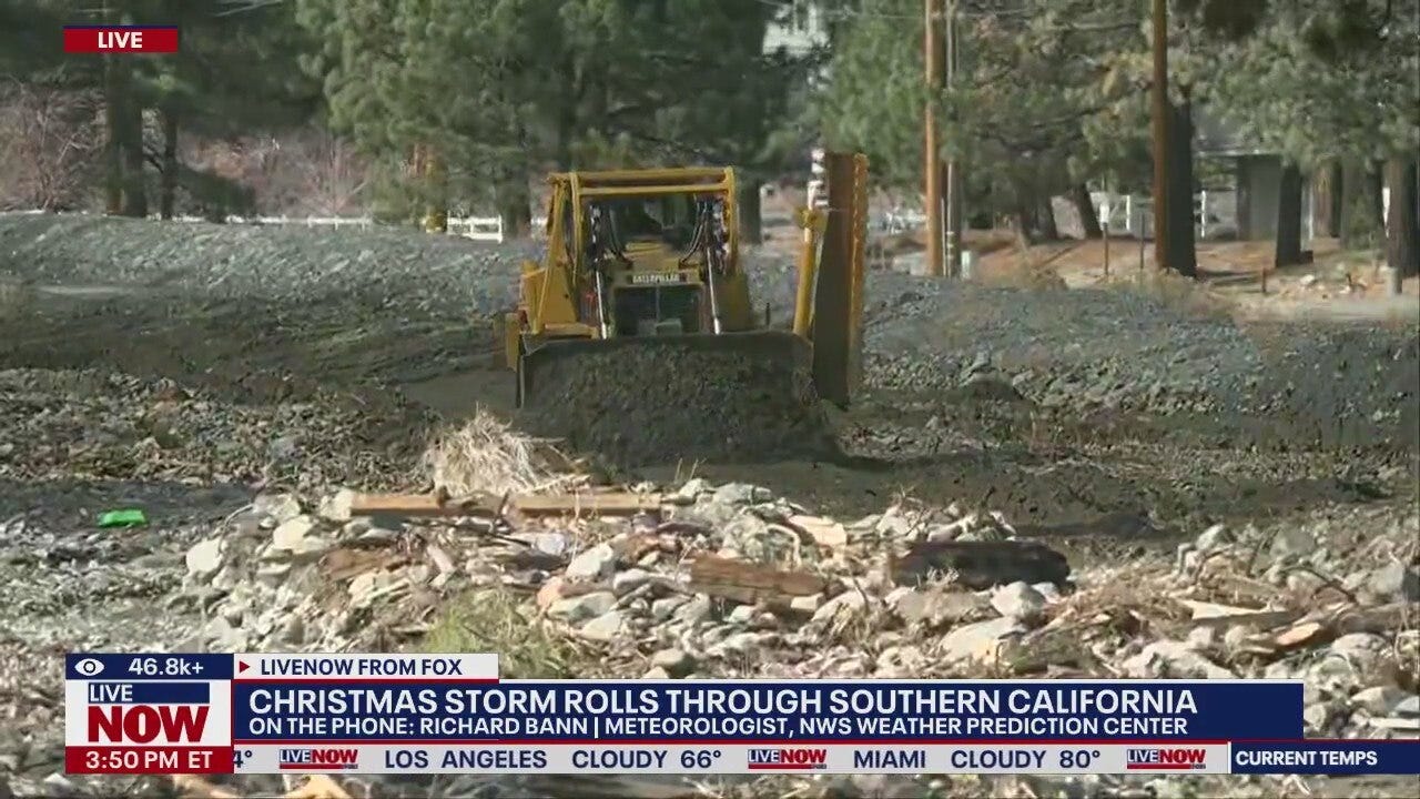 Christmas storm rolls through Southern California