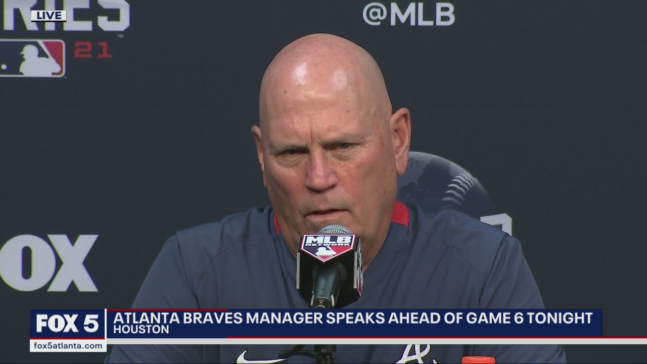 Snitker speaks ahead of Game Six of the World Series