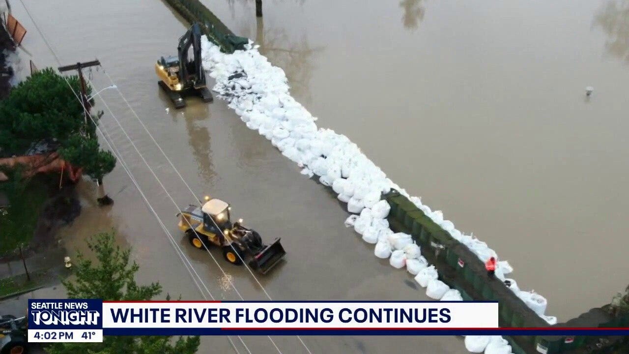 Flooding and power outages continue across western Washington