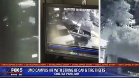 String of car and tire thefts at University of Maryland