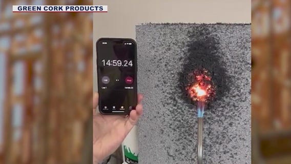 Using cork to help prevent fires