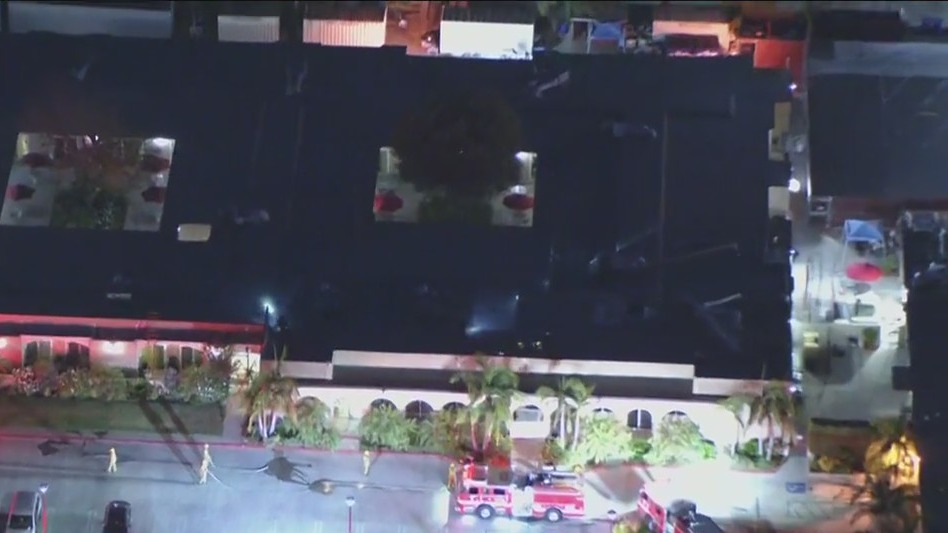 Convalescent Center evacuated in Canoga Park