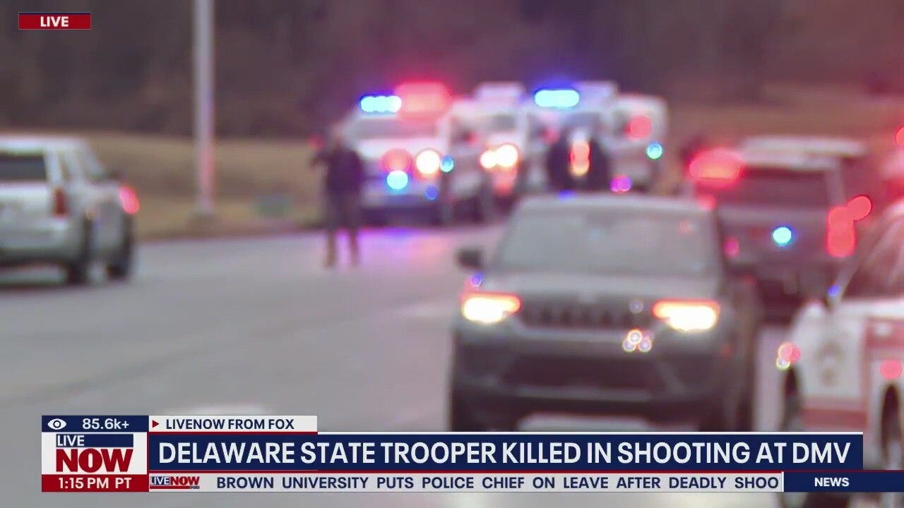 Delaware State Trooper killed in DMV shooting
