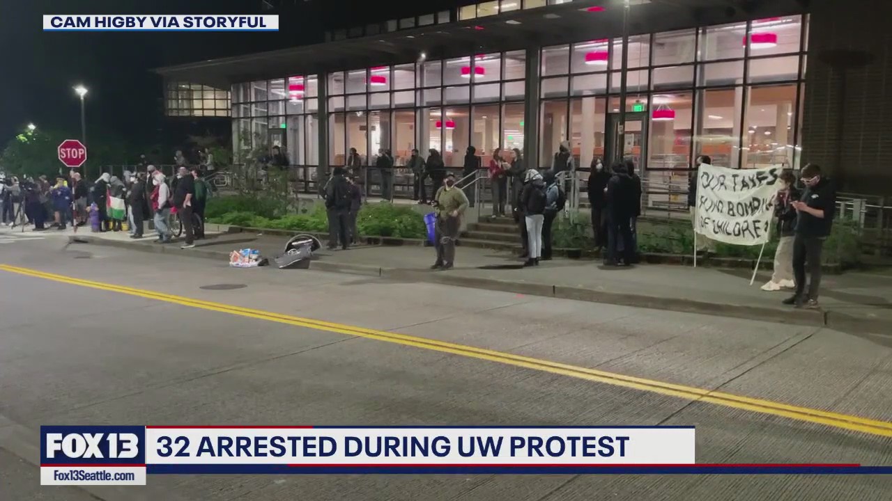 Dozens arrested after protests escalate at University of Washington in Seattle