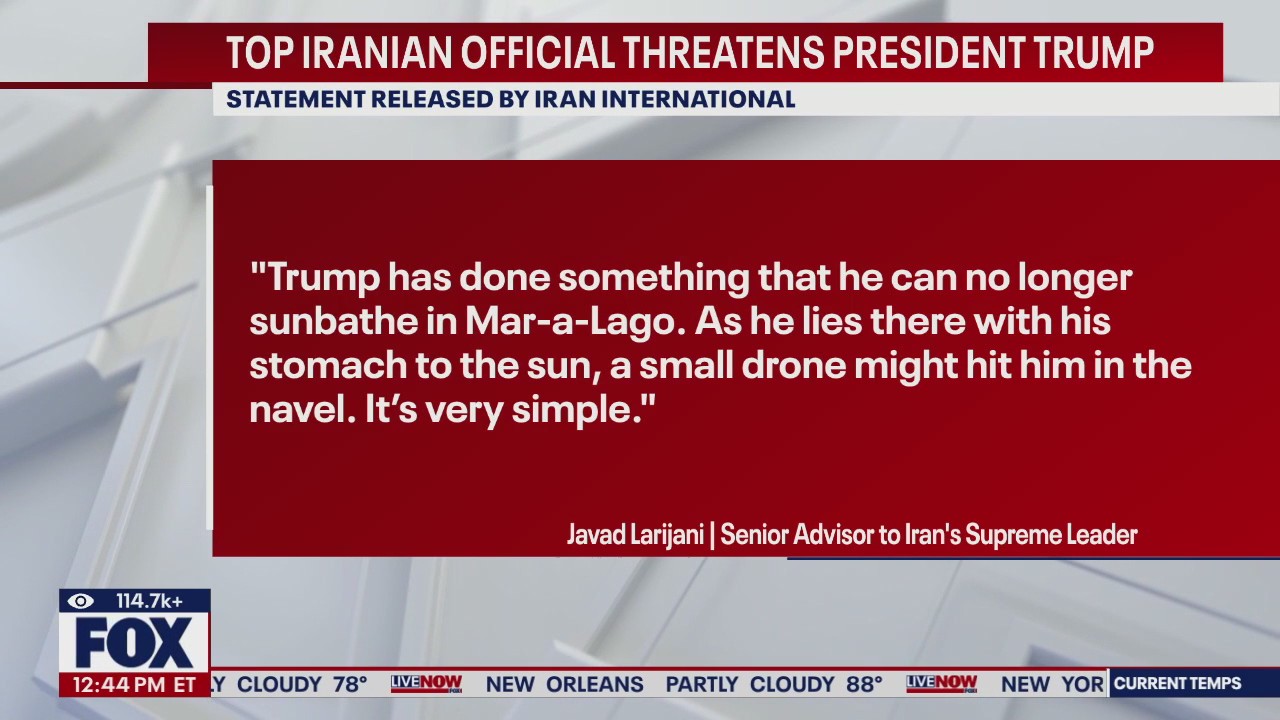 Iran threatens to kill Trump while sunbathing