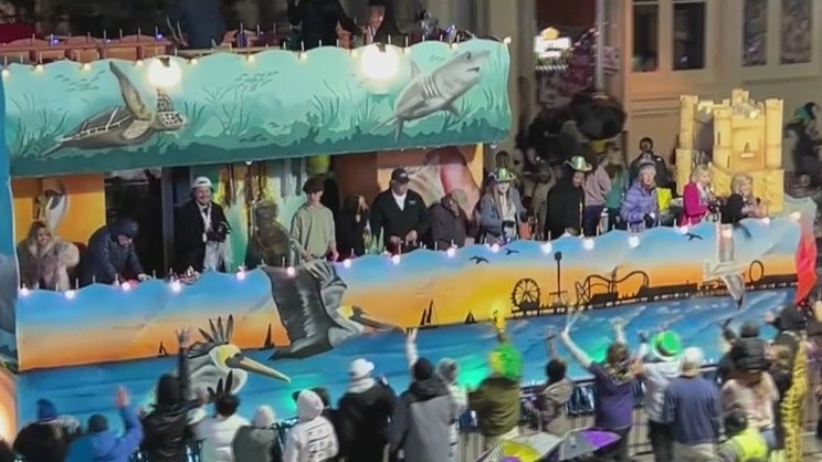 Galveston celebrating Mardi Gras - Bayou City Buzz