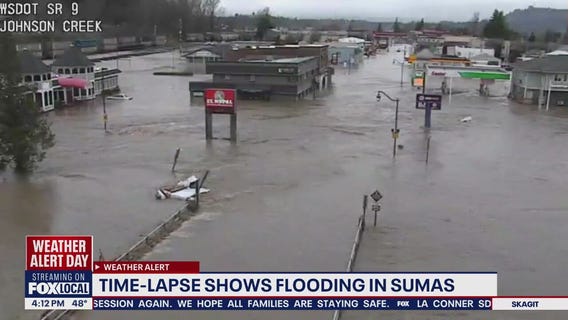 Sumas, WA underwater as Whatcom County communities face severe flooding