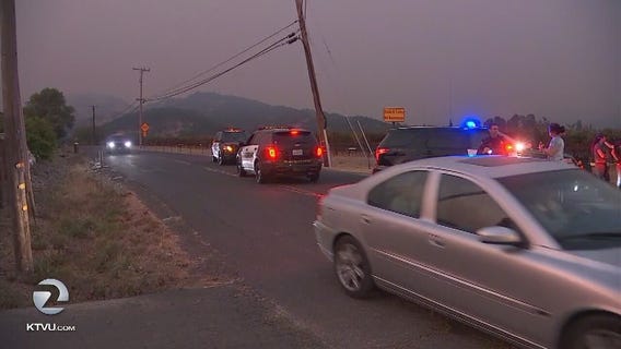 Unexpected fire flare up causes panic in Napa County