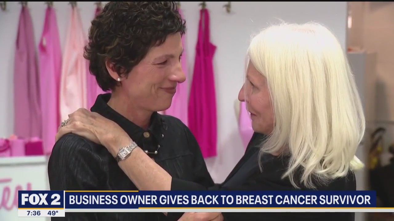 Local business owner gives back to breast cancer survivor