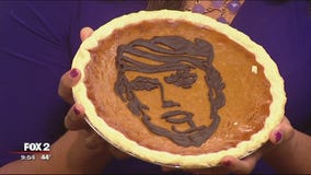 Achatz 'Hillacream' and 'Trumpkin' pies celebrate candidates