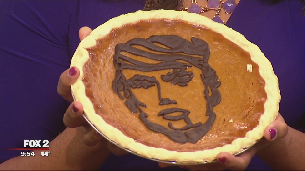 Achatz 'Hillacream' and 'Trumpkin' pies celebrate candidates