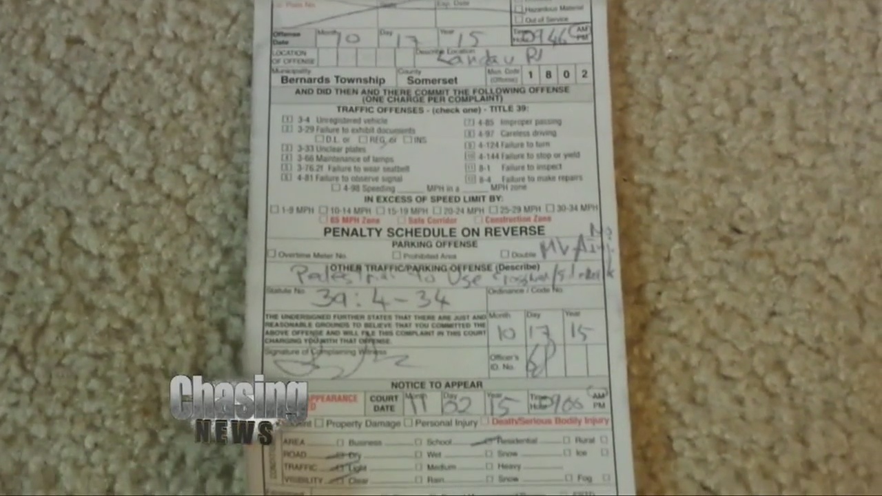 Running into the law