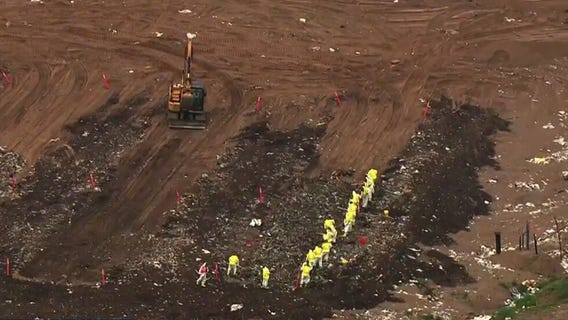 Manny Collins search: Police at Elk River landfill