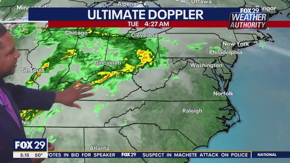 Weather Authority: Tuesday, 5 a.m. forecast