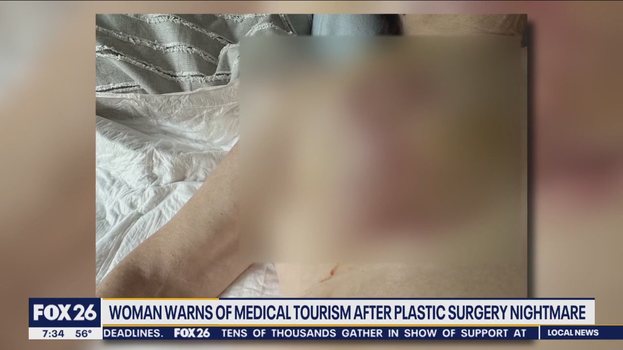 Woman warns of medical tourism after plastic surgery nightmare