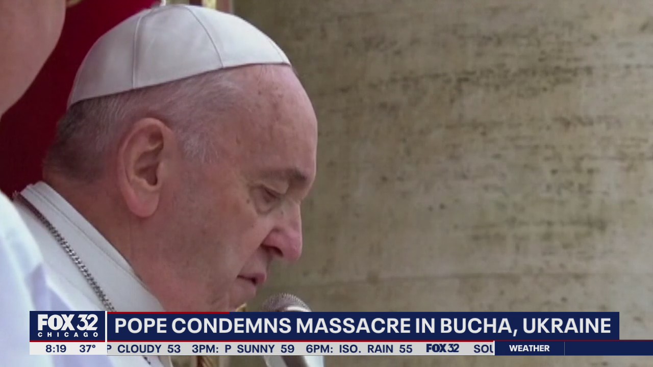 Pope Francis voices support for Ukrainians under Russian bombardment