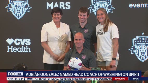 Adri?n Gonz?lez named head coach of Washington Spirit