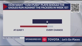 How many Tush Push plays should the Eagles run against the Packers?