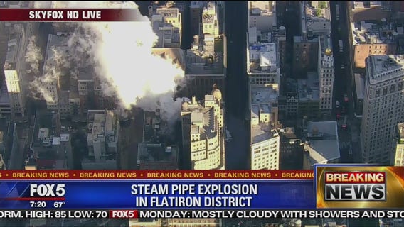 Steam pipe explosion