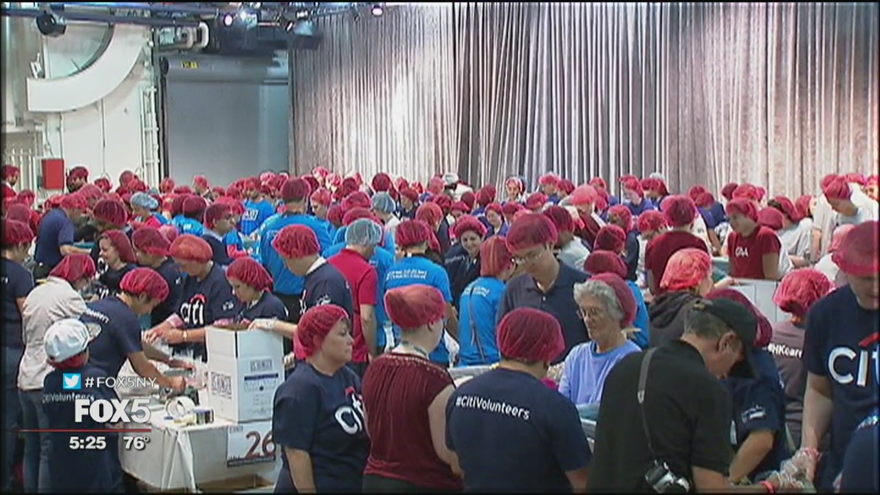 Day of service on the Intrepid