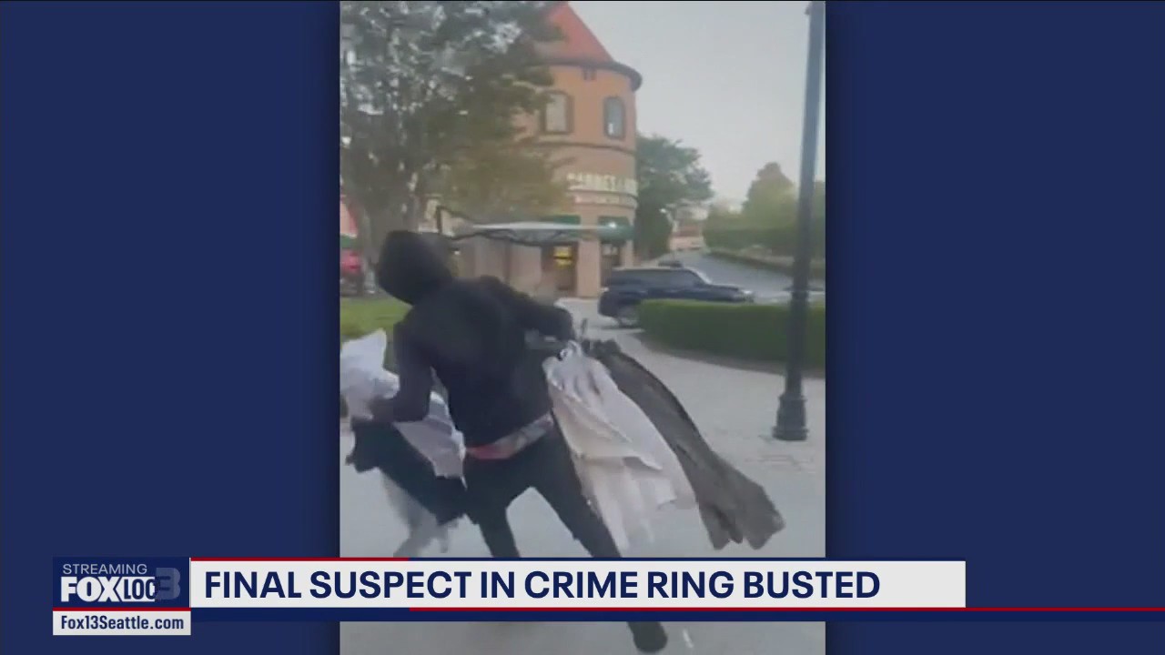 Final suspect in retail theft ring busted | FOX 13 Seattle