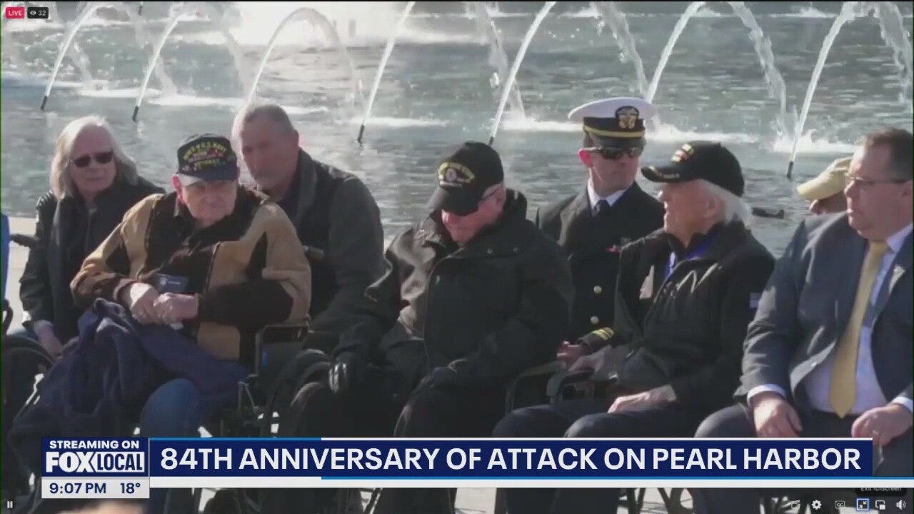 84th anniversary of attack on Pearl Harbor