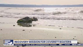 Recovery mission underway for 3 Everett boaters
